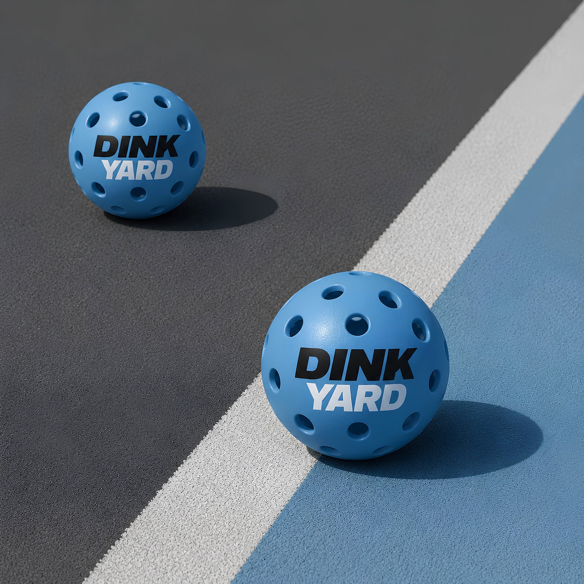 Pickleballs on the yard